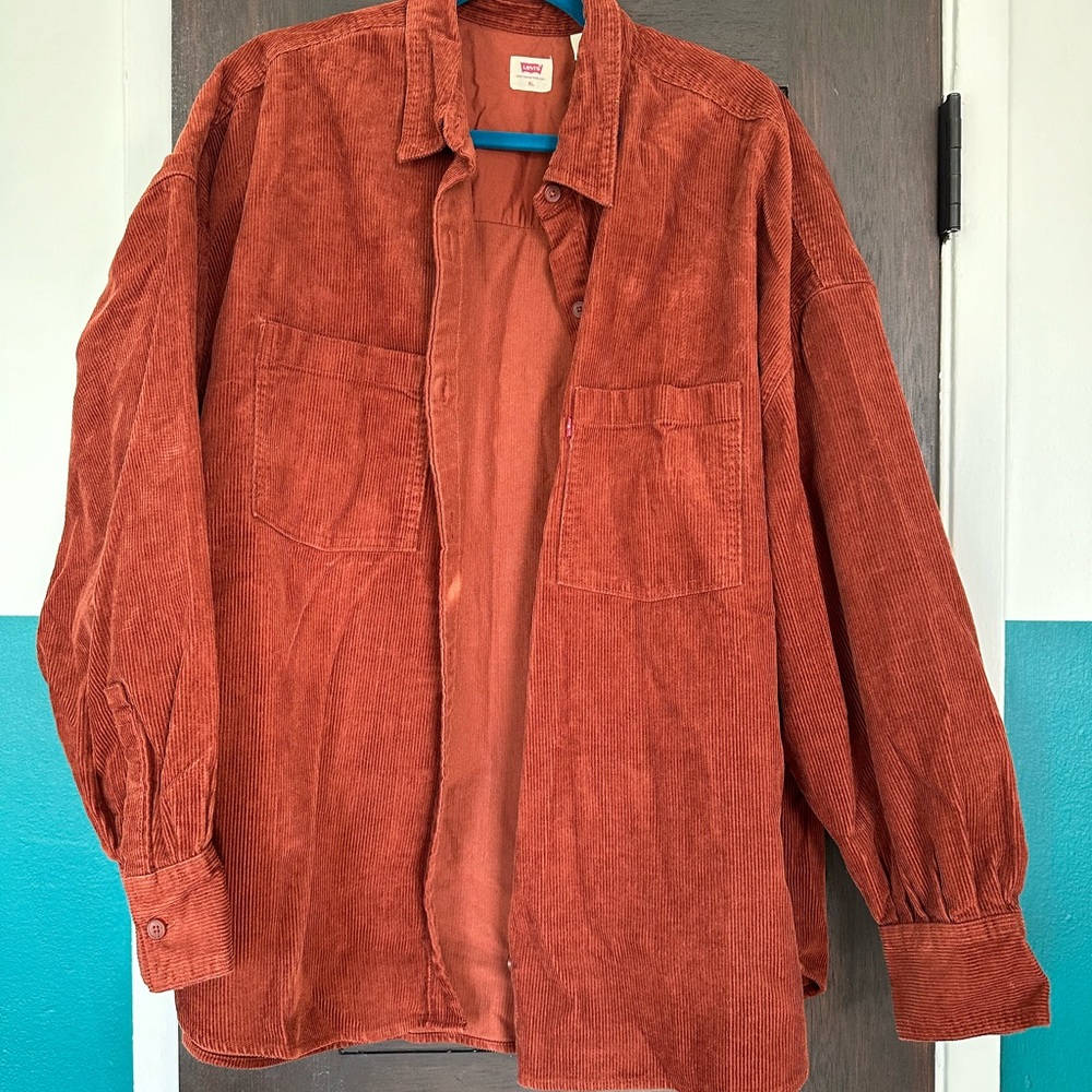 Levi’s Orange Corduroy Jacket XL
